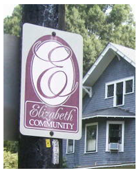 Elizabeth Neighborhood Sign